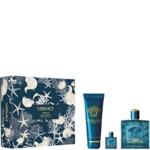 Versace eros EDT set 100ml + 5ml + 150ml shower gel
